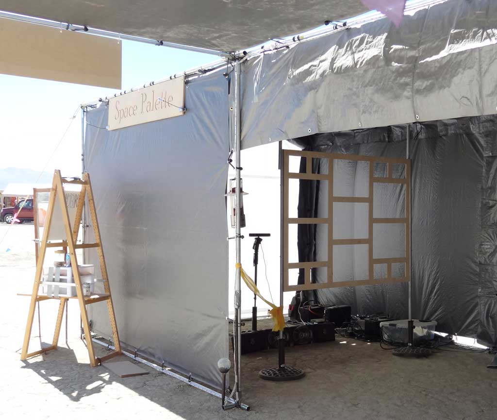 Burning Man 2011 with shade