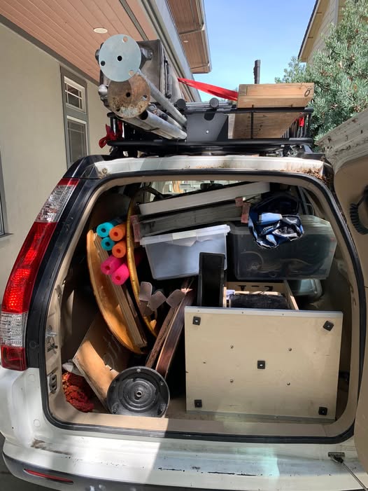 Car packed for SubZERO Festival